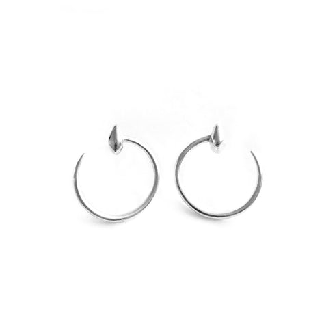 Petal drop earrings